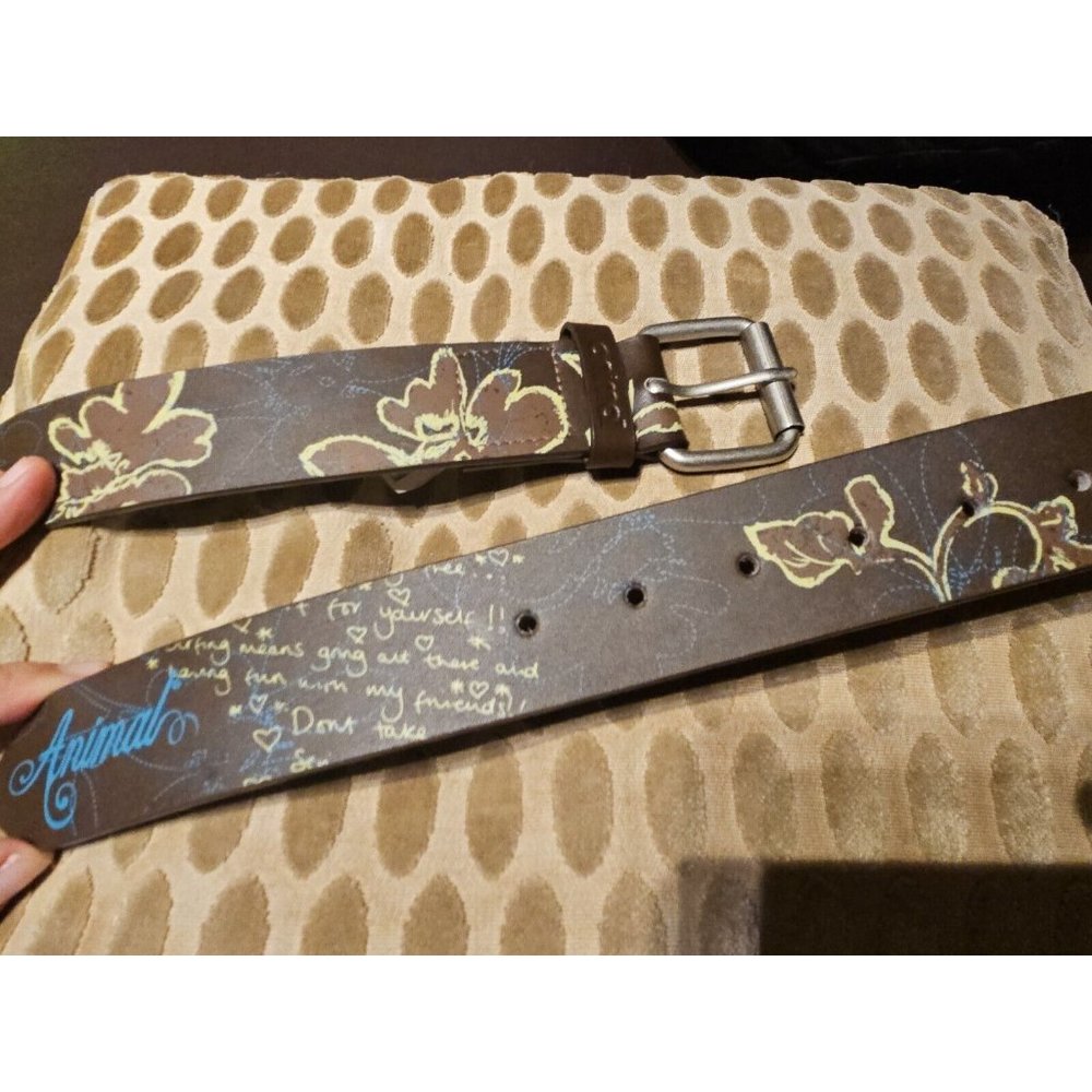 BNWoT Animal Belt, Immaculate, Leather & Bonded Leather, 33-38 inch size Waist - Picture 4 of 16